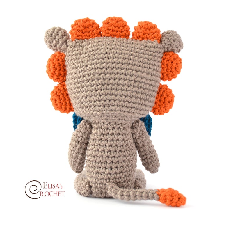 CROCHET PATTERN CECIL the Lion Amigurumi doll / Stuffed Doll / Easy Instructions / Kitten / Cat / Handmade Plushie pdf only image 3