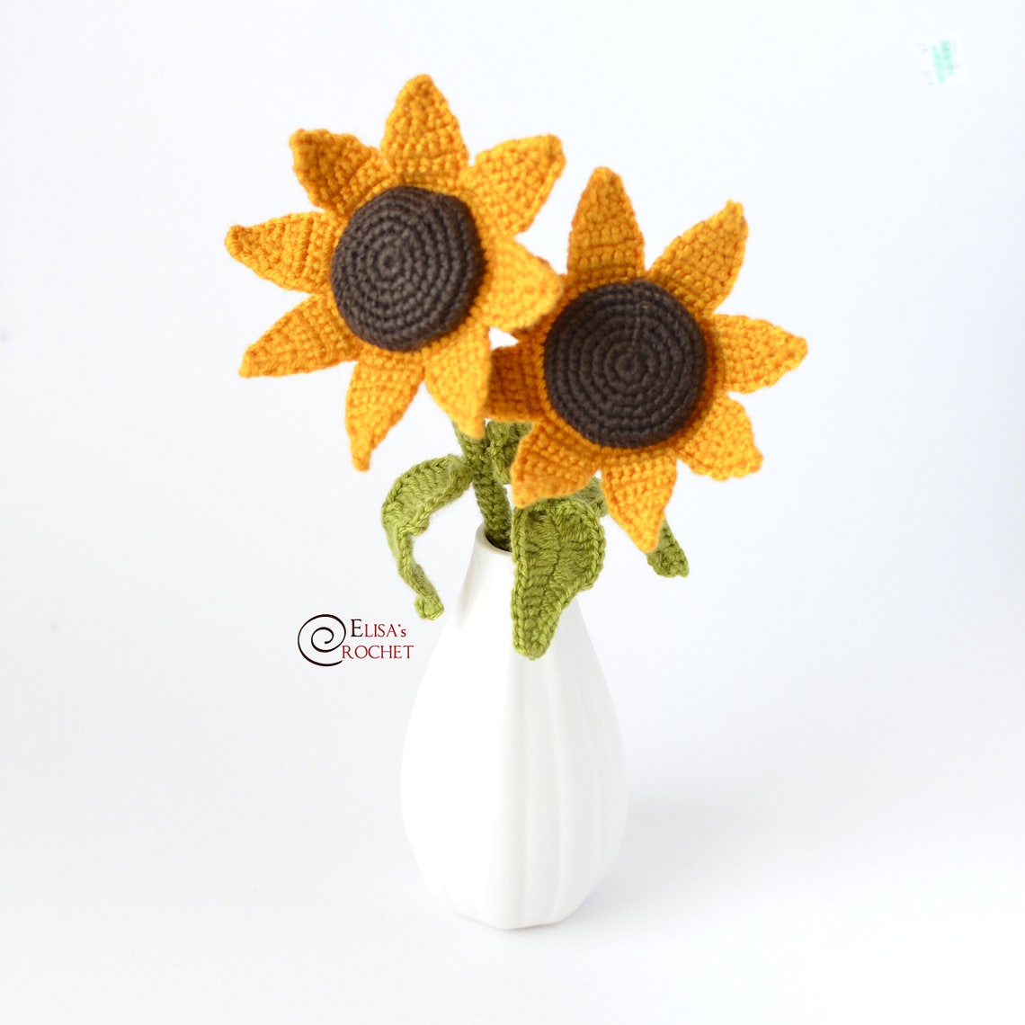 CROCHET PATTERN SUNFLOWERS Amigurumi / Flower / Stuffed Doll Etsy