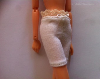 Blythe underwear, Momoko clothes, doll undies, Pure Neemo, Azone panties, off white pantaloons, Blythe, Momoko clothes, ブライス, モモコ, 브라이스