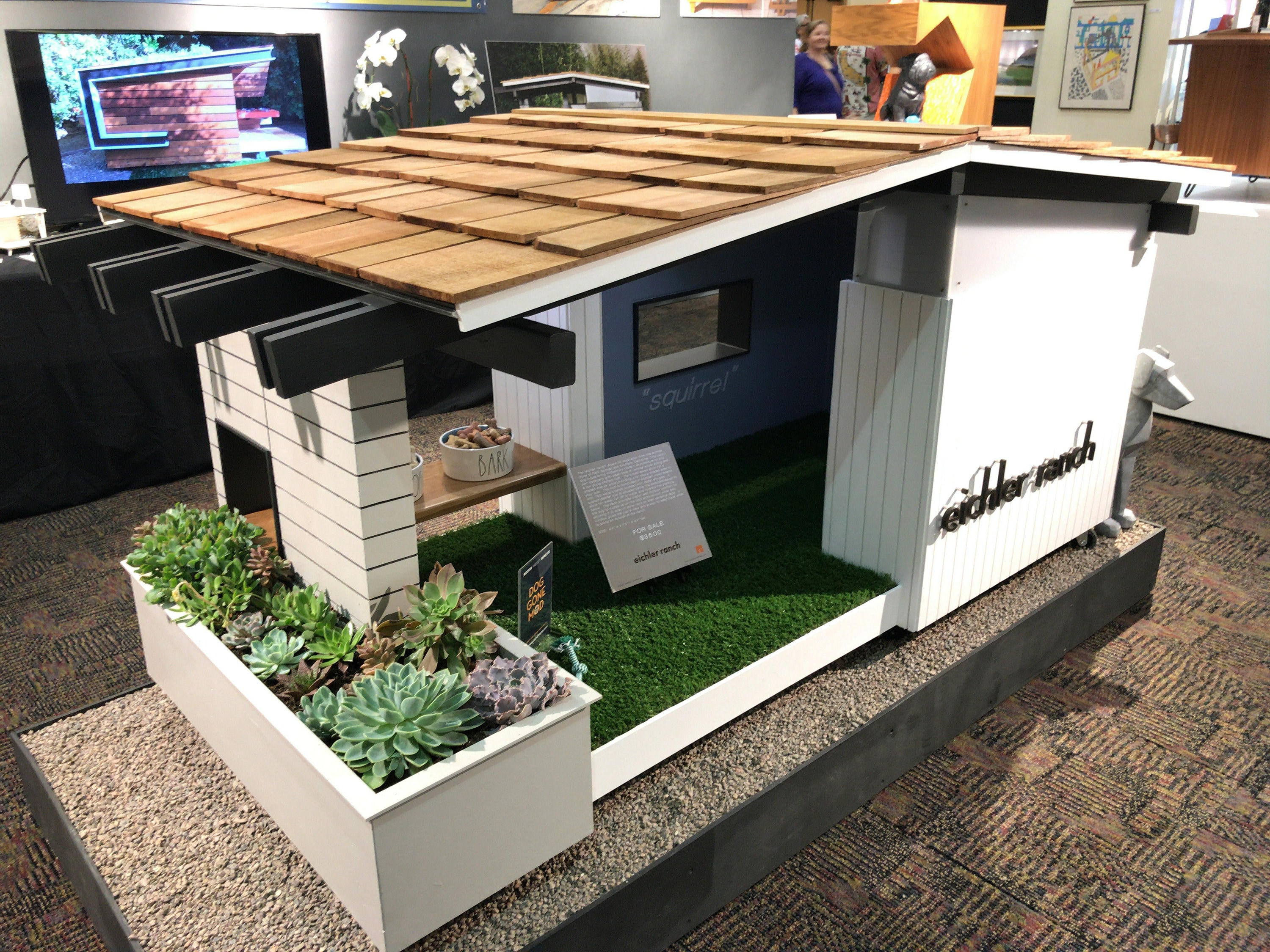 Modern Dog House. Mid Century Eichler Ranch