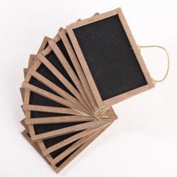 Custom listing for Lauren 25 mini chalkboard for rustic wedding,