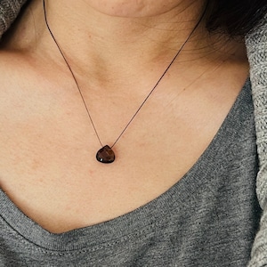 Brown cheap gemstone necklace