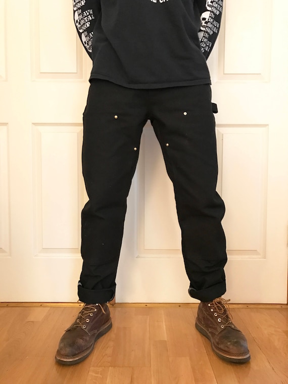 carhartt duck pants double knee