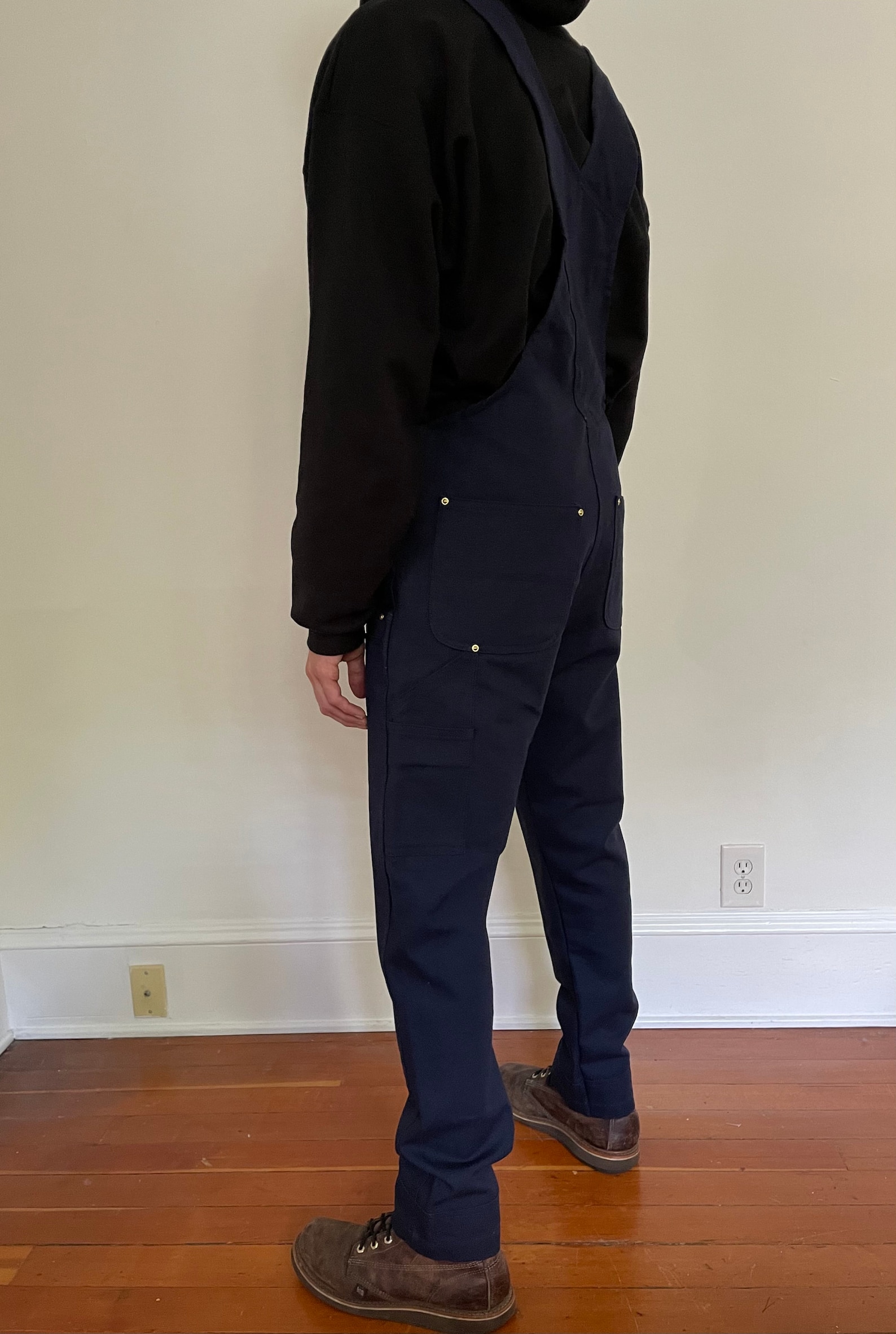 Custom Tailored Carhartt Overalls Navy Blue Etsy