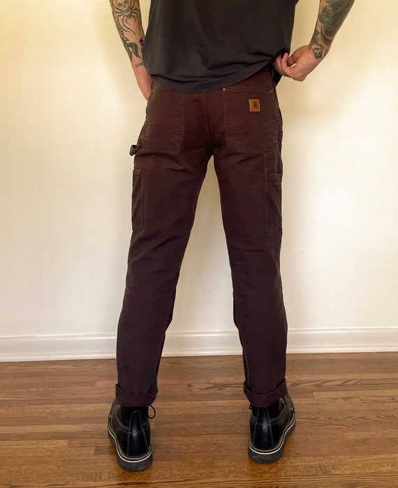 BYEGUYS Custom Tailored Carhartt Overalls Black & Carhartt Brown