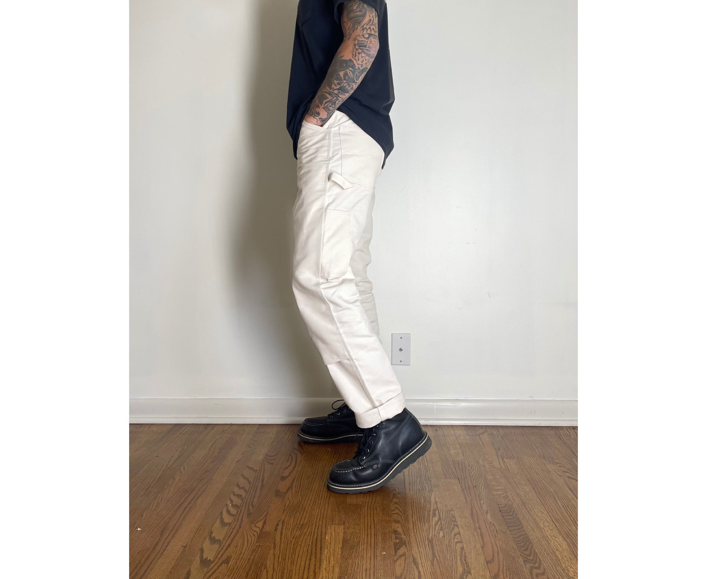 Custom Tailored Roundhouse Natural White Double Front Custom Tailored Roundhouse Natural White Double Front