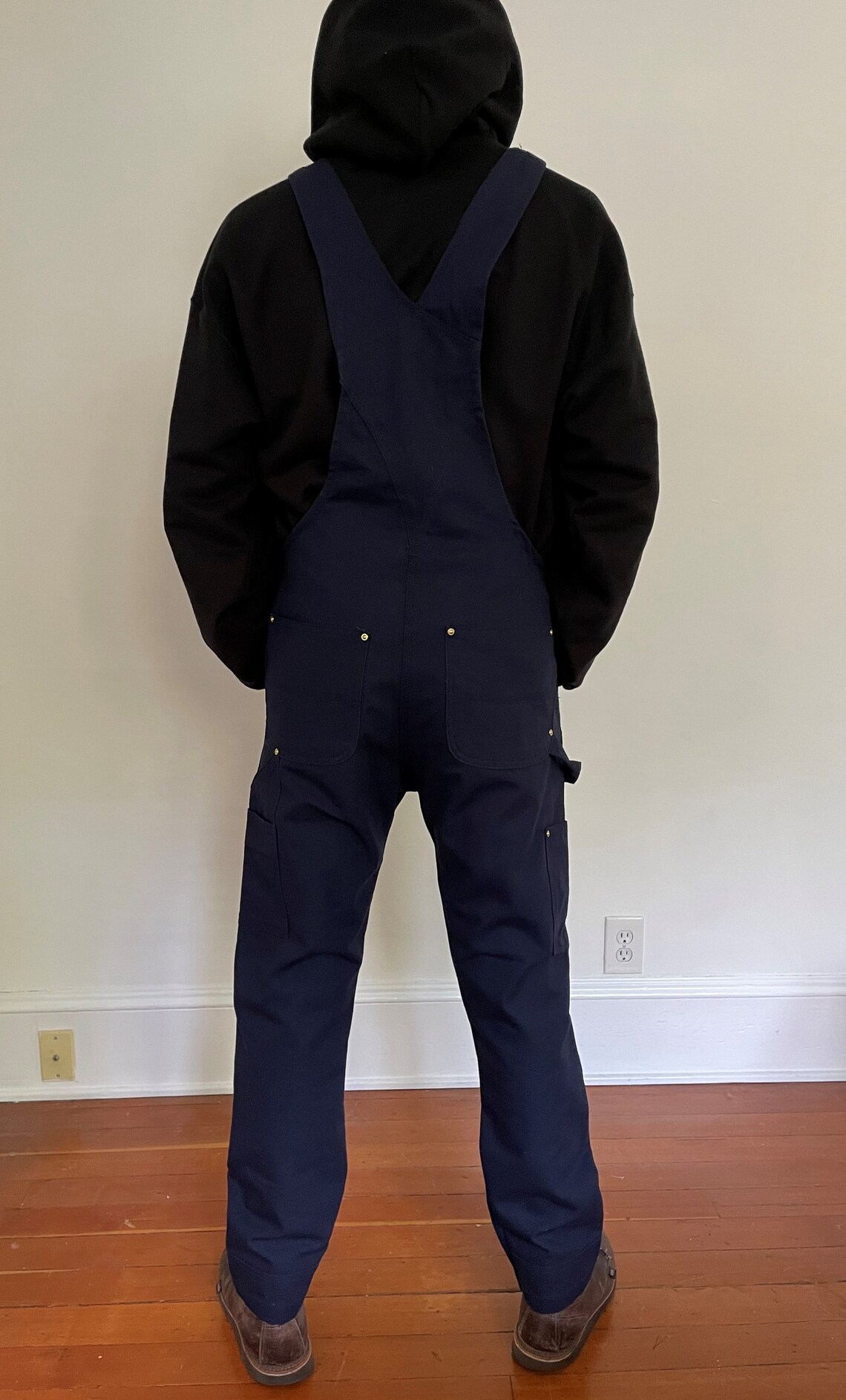 Custom Tailored Carhartt Overalls Navy Blue Etsy