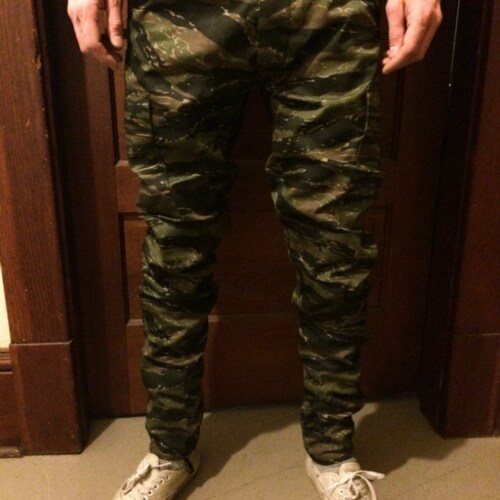 Custom Slim Tapered Authentic Camo BDU Pants Etsy