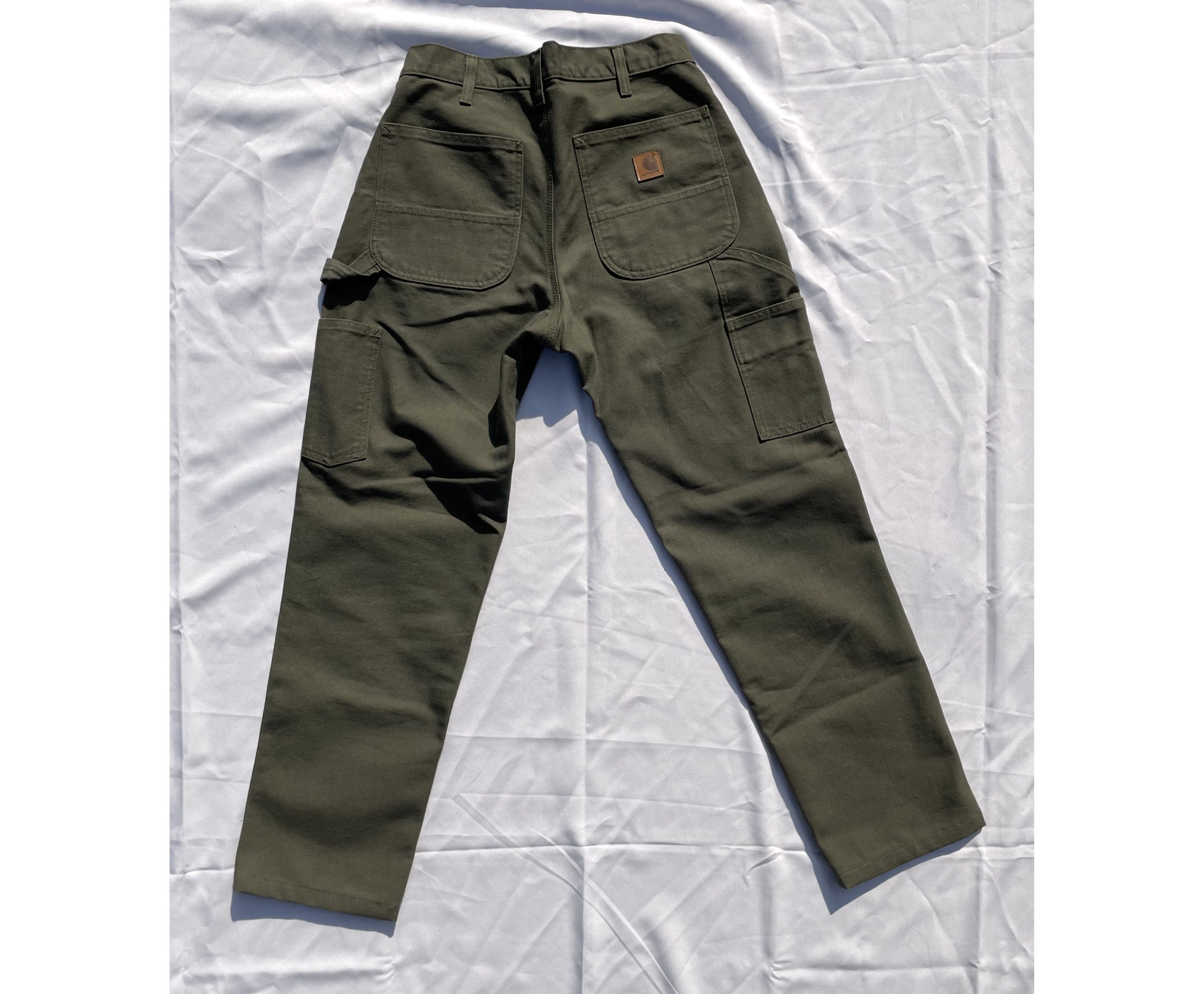 Carhart painterpants mossgreen 38×30 Custom Tailored Carhartt Pants Moss Green - Etsy