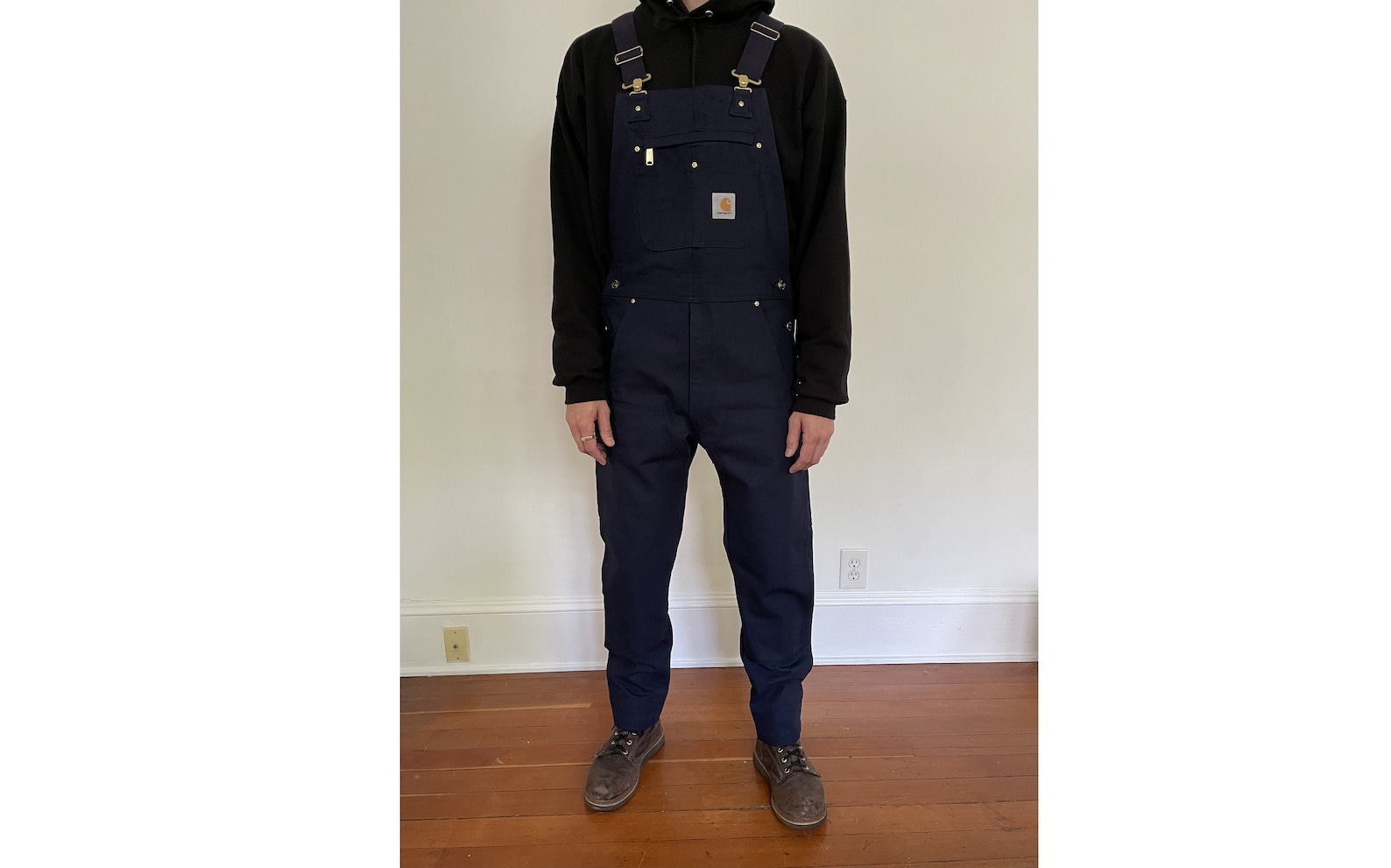 Custom Tailored Carhartt Overalls Navy Blue Etsy