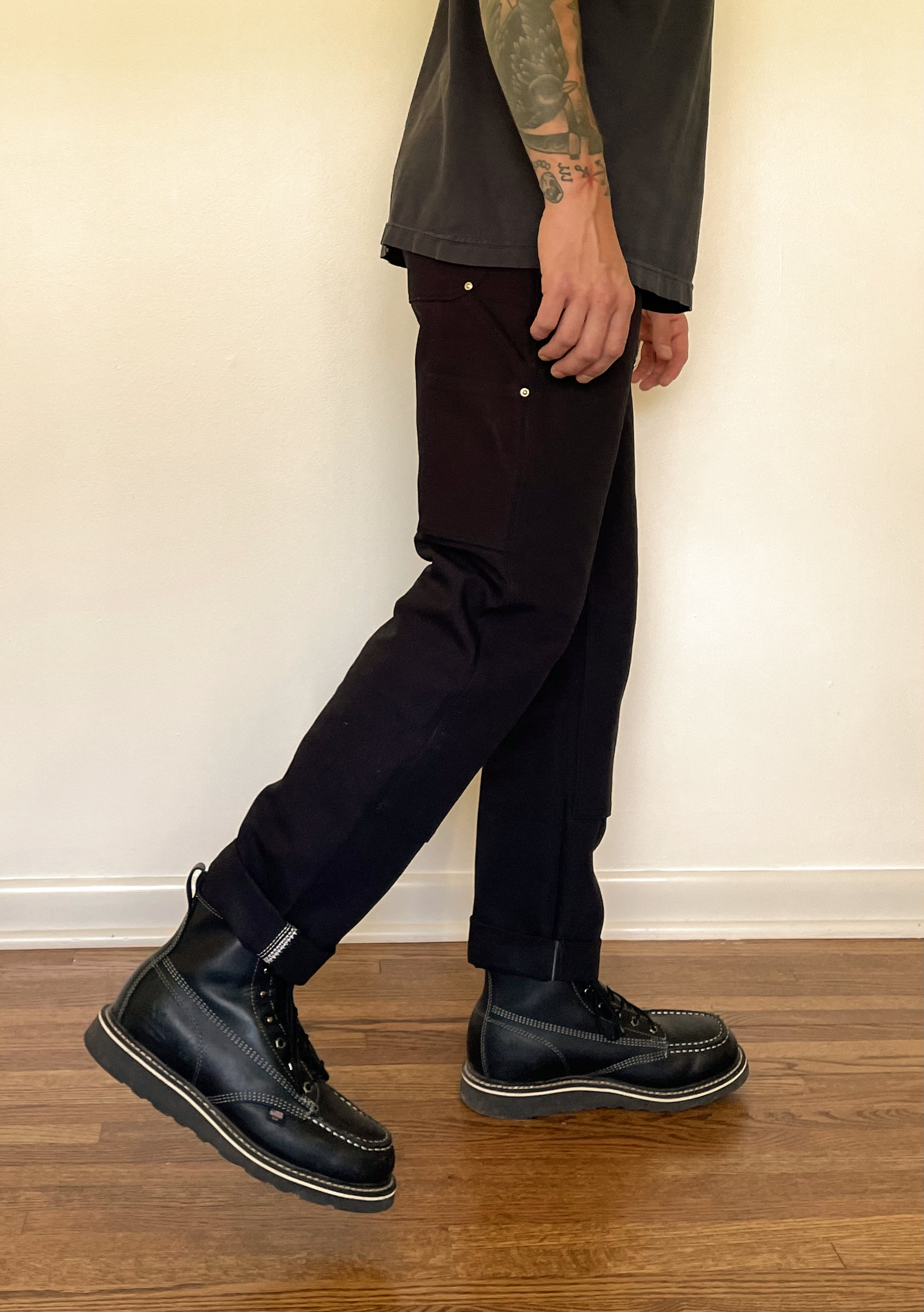 Custom Tailored Carhartt Double Front Work Pants -   Carhartt work  pants, Slim fit work pants, Mens outfits