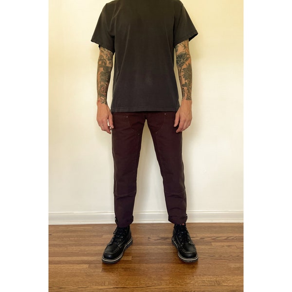 Custom Tailored Carhartt Double Front Pants Dark Brown