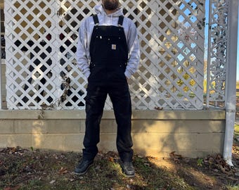 Salopette Carhartt noire sur mesure