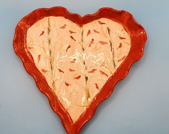 Large 9 inch Valentine's Plate