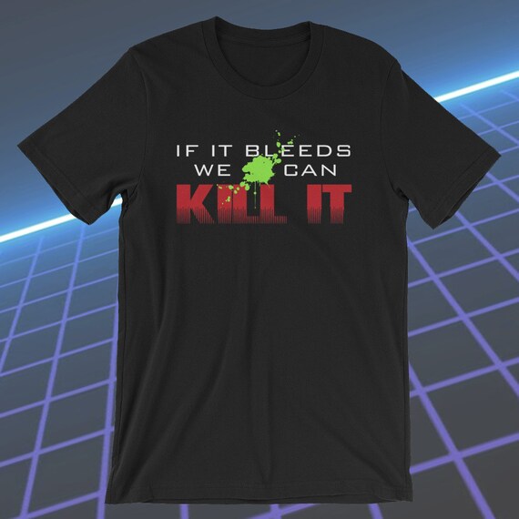 Predator Adult T-Shirt Twentieth Century Fox If It Bleeds Predator Adult T-Shirt Twentieth Century Fox If It Bleeds