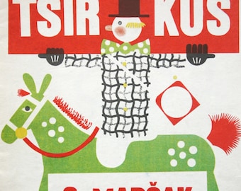 Circo de S. Marshak, dibujos vanguardistas de V. Lebedev - Versión estonia