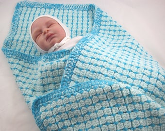 Crochet Baby Blanket, Baby Shower Gift, Baby Boy Afghan, Baby Girl Afghan, Toddler Blanket, Crib size, Baby Shower Gift ** Free Shipping**