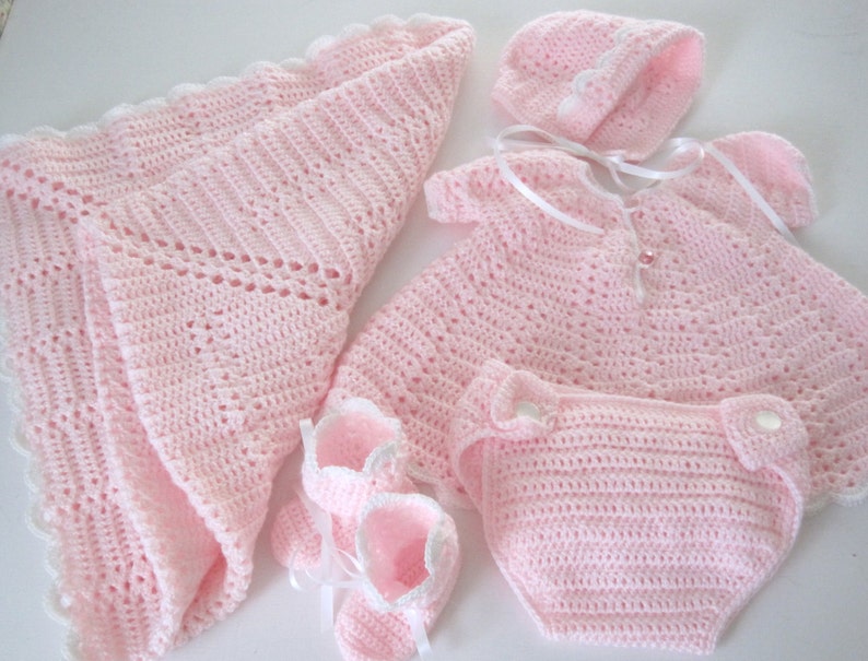 Baby Blanket Baby Girl Coming Home Outfit Crochet Baby Afghan Coming Home Layette Baby Girl Baby Shower Gift