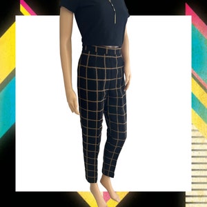 1980&#39;s Wool Cigarette Pants by VALENTINO BOUTIQUE, Size XSmall - Small