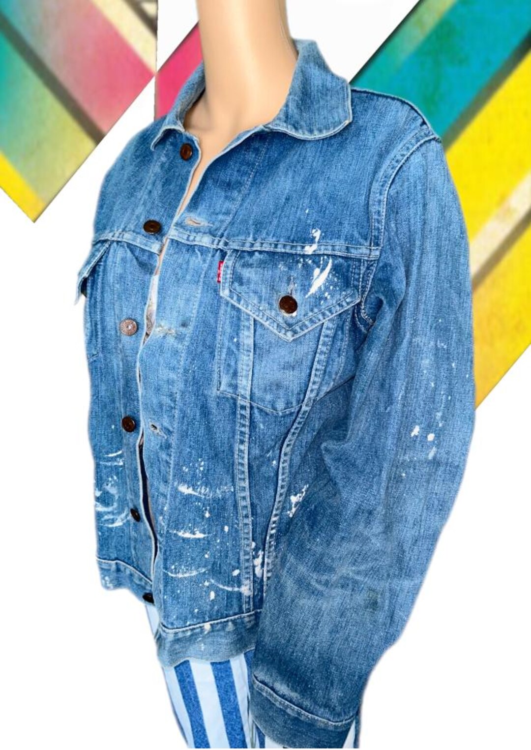 1970's Denim 70505 Blue Jean Jacket Big E Type III by Levi Strauss