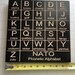 NATO Phonetic Alphabet Engraved in Wood Sign for Learning and - Etsy