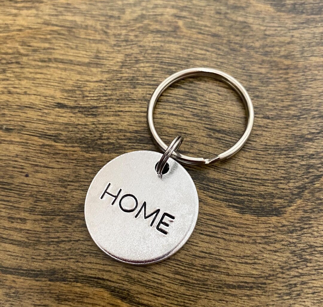 Home Key Label Keychains - All Caps Identifier Tags - Key Organization ...