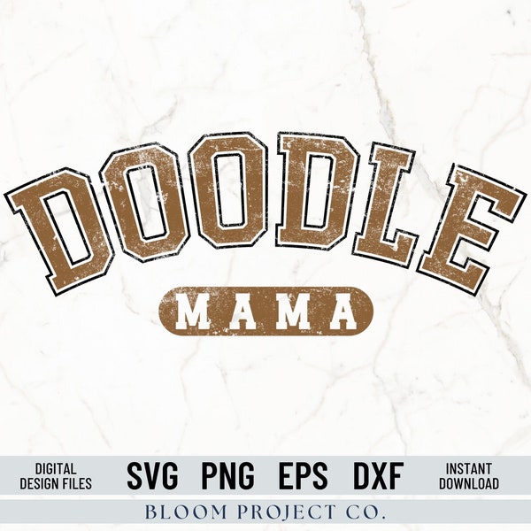Doodle Mom SVG, Doodle Mama PNG, Doodle shirt svg, Sublimation Design, Dog Mom svg, Dog Breed svg, Doodle Dog Mom, Doodle Mama