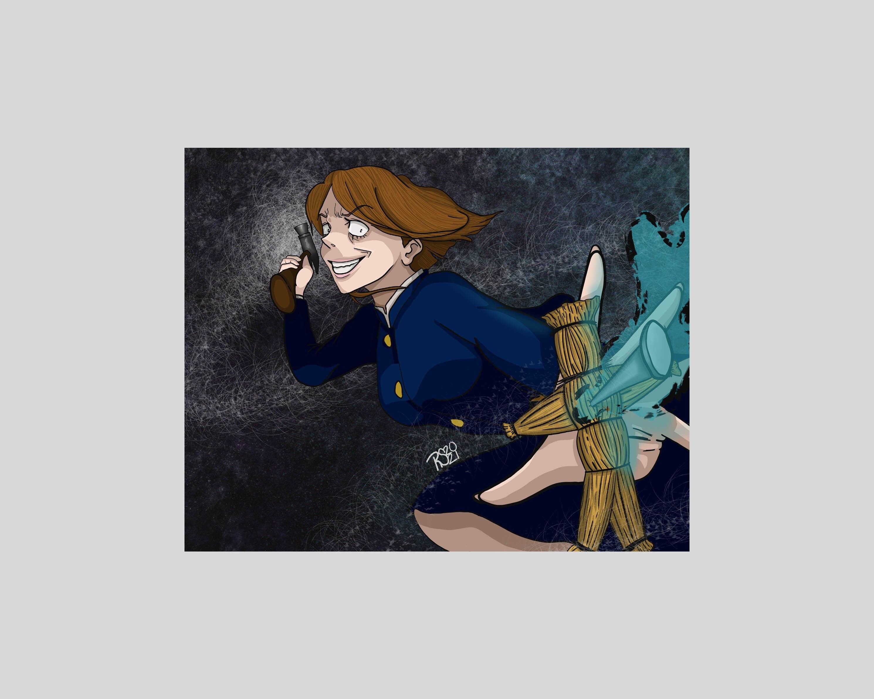 Nobara Kugisaki Straw Doll Technique Print Etsy