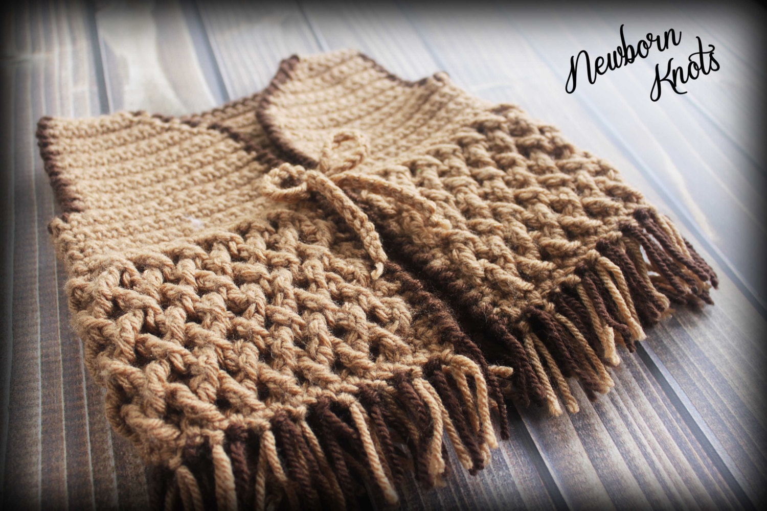 CROCHET PATTERN Baby Cowboy Vest Weaving Fringe Baby Cowboy Etsy