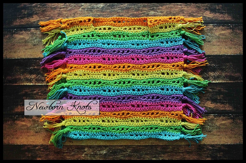 Crochet Pattern Poncho Rainbow River Bathing Poncho or Bathing Suit Cover/ Pattern 79. Instant PDF Download Includes 4 sizes up to 2 yr image 1