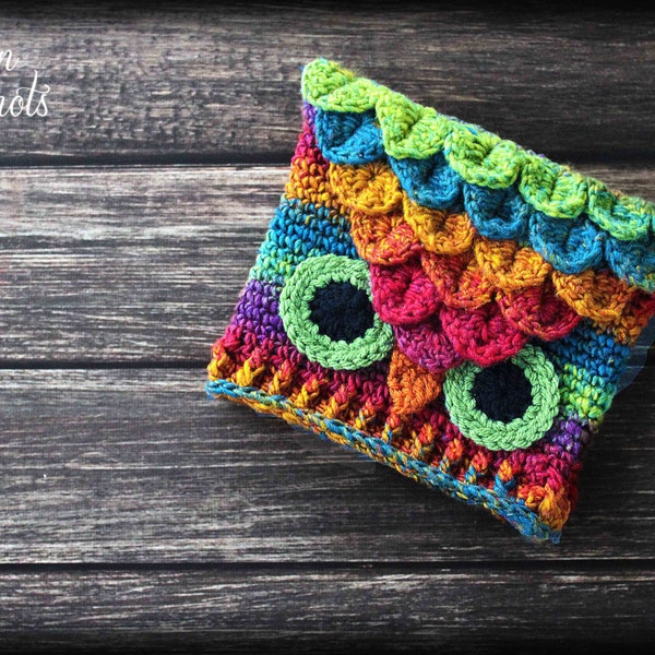 Crochet Owl Hat Pattern - Crocodile Stitch Owl Hat/ Pattern number 056. Instant PDF Download - Includes 8 sizes up to teen.