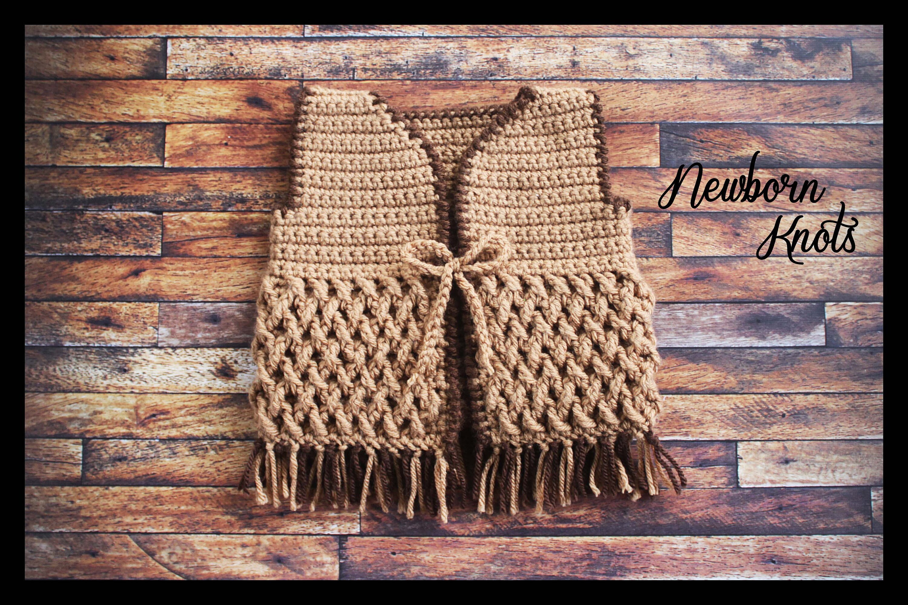 Crochet Cowboy Vest Pattern Weaving Fringe Baby Cowboy Vest/ Etsy Canada