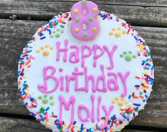 Dog Birthday Cake//Homemade Gourmet Birthday Cake for Dogs