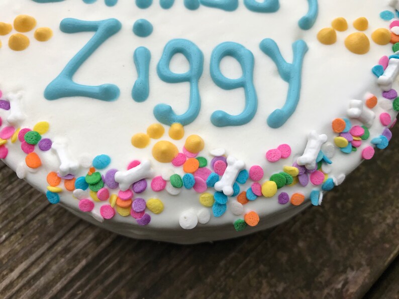 Dog Treats//homemade Customized Birthday Cake for Dogs Etsy