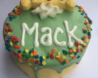 Dog Birthday Cake//Homemade Gourmet Birthday Cake for Dogs