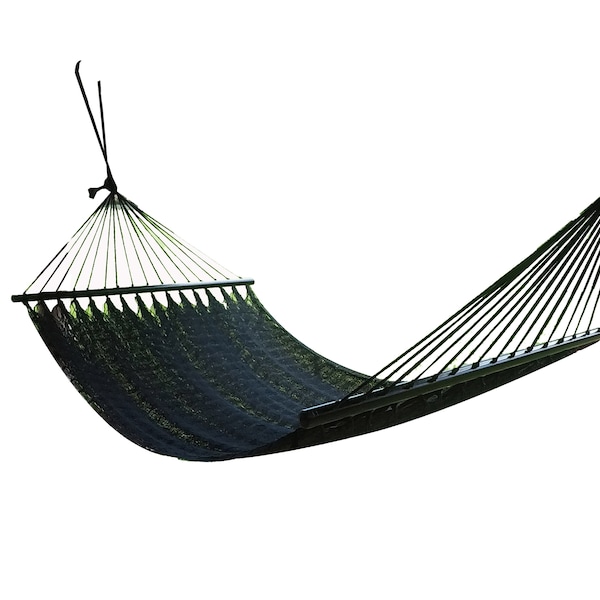 Black Color American Hammock Made with Thick Cotton/Nylon Thread