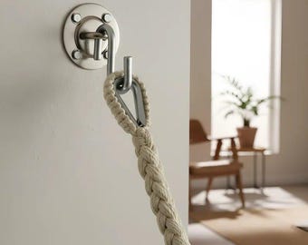 Hammock Hanging Kit, Ropes, S Hooks, Brackets, Springs