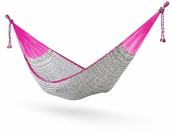 Pitahaya Hammock Hammock Made with Thick Cotton Thread - Traditional Mayan Hammocks *Customs Taxes Included*