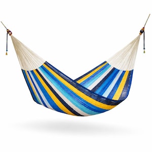 Cancun-hangmat gemaakt met dik nylondraad - traditionele Maya-hangmatten *inclusief douanebelastingen*