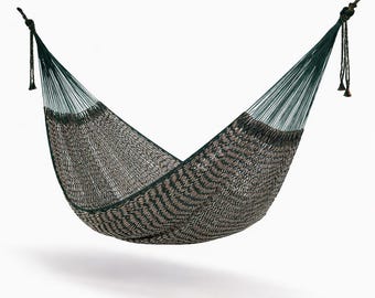 Pancho Villa Hammock – Traditional Mayan Camo Hammock, Handwoven Nylon Thread