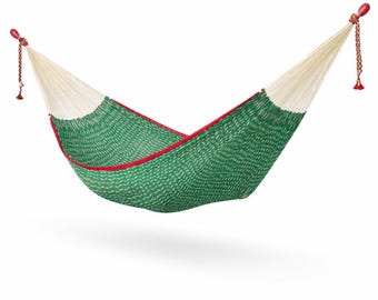 Nopales Hammock Made with Thick Cotton Thread - Traditional Mayan Hammocks *Customs Taxes Included*