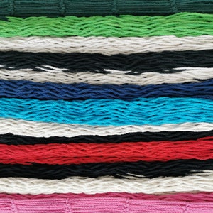 Sarape Hammock Made with Thick Cotton Thread Traditional Mayan Hammocks image 5