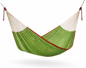 Nopales Hammock Made with Thick Nylon Thread - Traditional Mayan Hammocks *Customs Taxes Included*