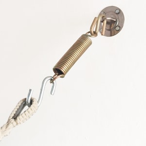 Hammock Hanging Kit, choose your kit among the options that include: Ropes/Extra Long Ropes + &quot;S&quot; Hooks + Hammock Brackets + Hammock Springs