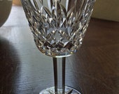 Vintage Waterford Crystal Stem, Claret Wine Stem, Lismore Pattern, Wedding Gift, Vintage Gift, Celebrate, Anniversary, Collectible Glass C