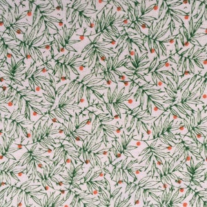 Vintage Fabric, 3 Different Piece Lot, Red and Green, Christmas Colors, Cotton Fabric, Holiday Colors Print Fabric, Quilting, Craft Fabric bild 2