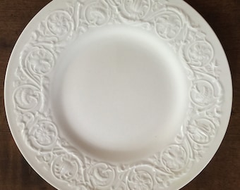 Pedido especial para Harry: juego de 6 platos llanos Wedgwood Patrician, Inglaterra, país inglés, regalo de boda, porcelana coleccionable