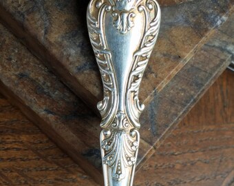 Antique Silver Plated Spoon, Rogers Hamilton, Raphael Pattern, c1891, Collectible Silver, Antique Collectible, Victorian Style, Gift For Her