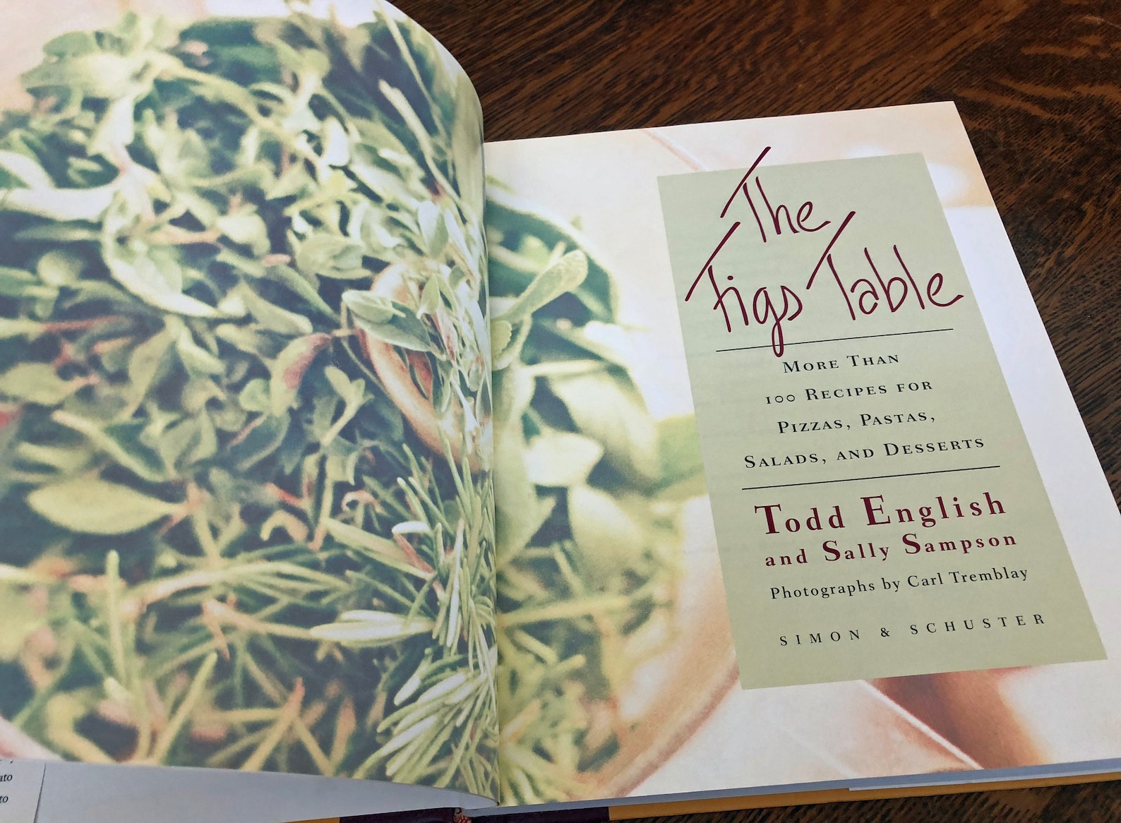 The Figs Table Todd English Sally Sampson Pizzas Pastas Etsy