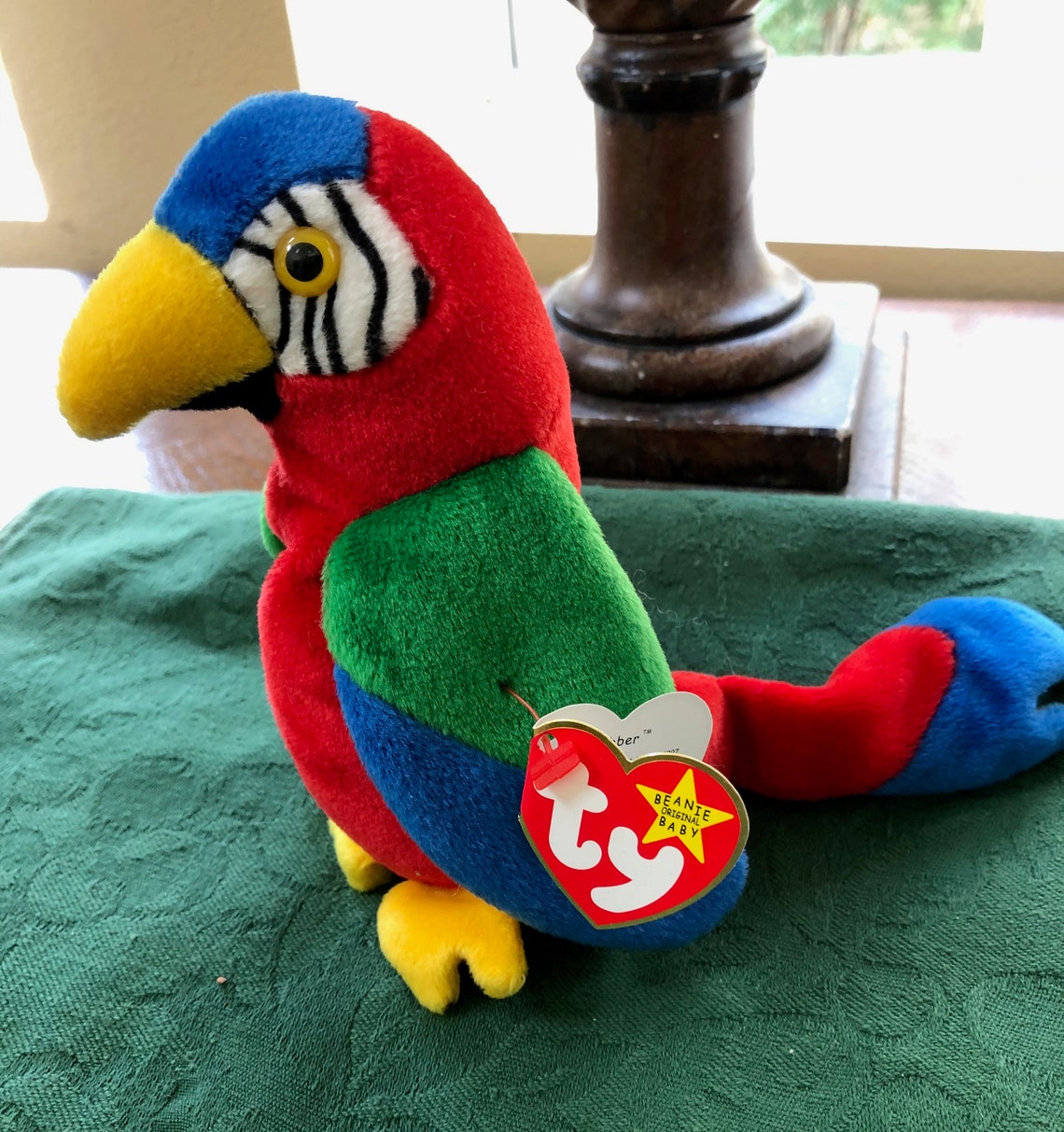 Ty Beanie Babies Jabber Parrot Collectible Toys Retired Etsy